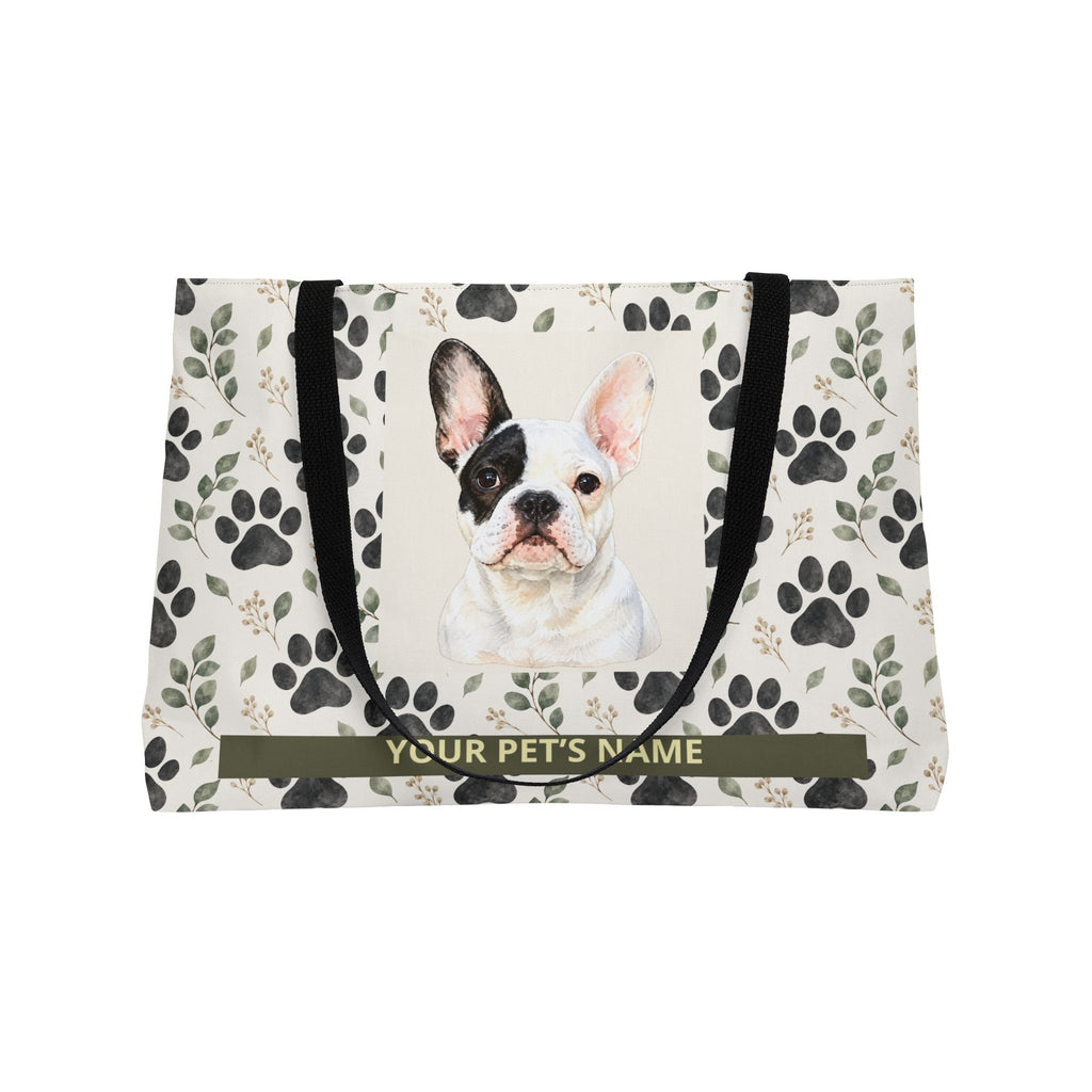 Personalized Pet Travel Tote Bag | Custom Photo & Name