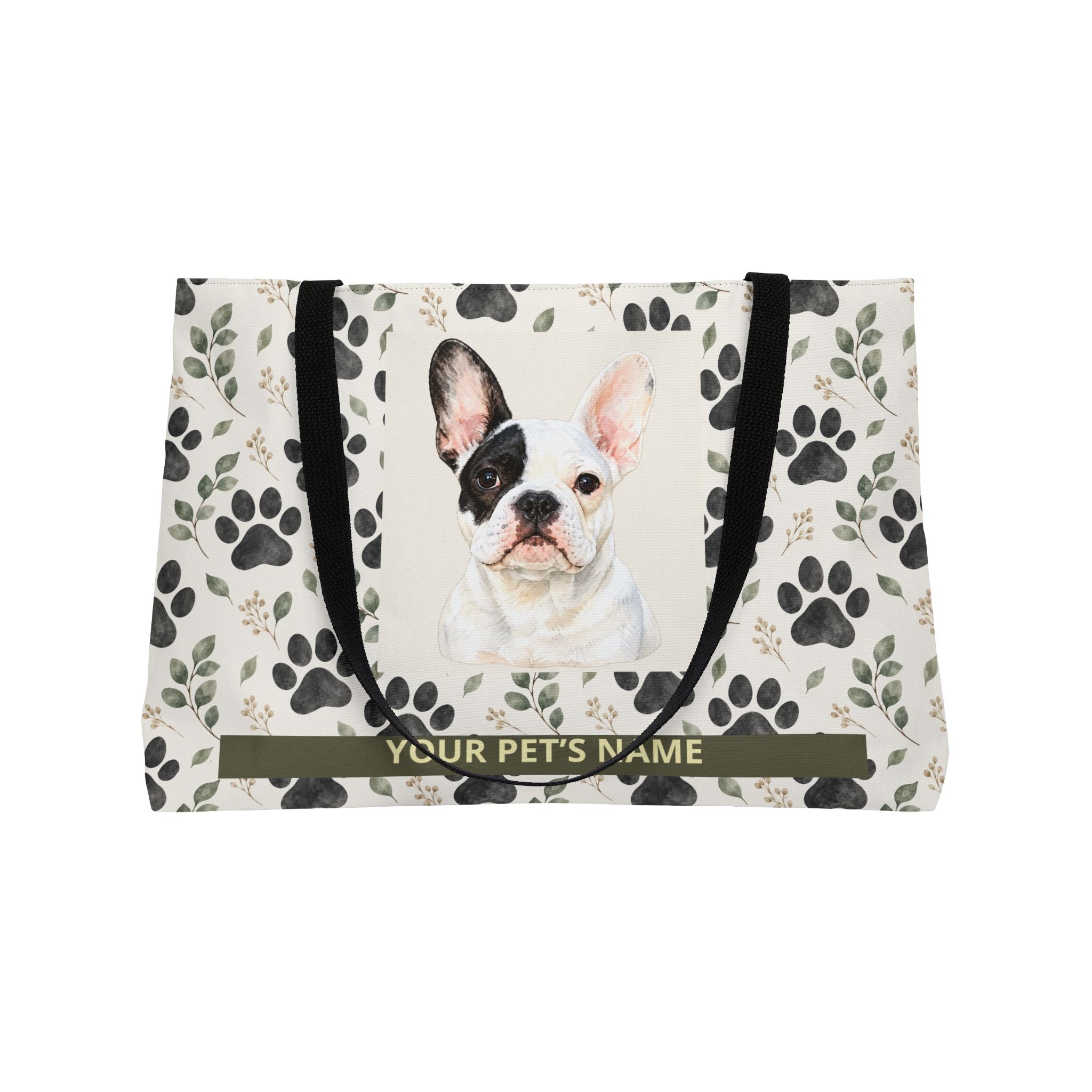Personalized Pet Travel Tote Bag | Custom Photo & Name