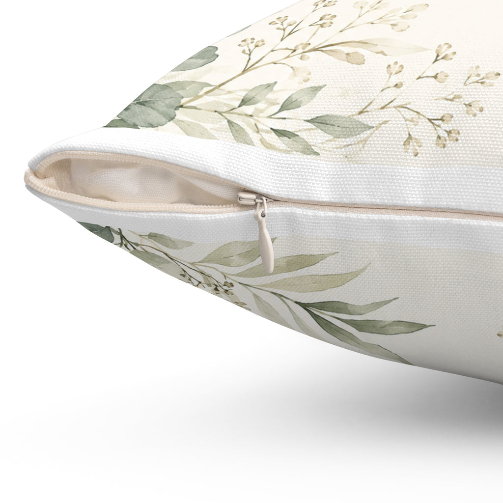 Nuvora Botanical Throw Pillow | Minimalist Nature-Inspired Home Decor