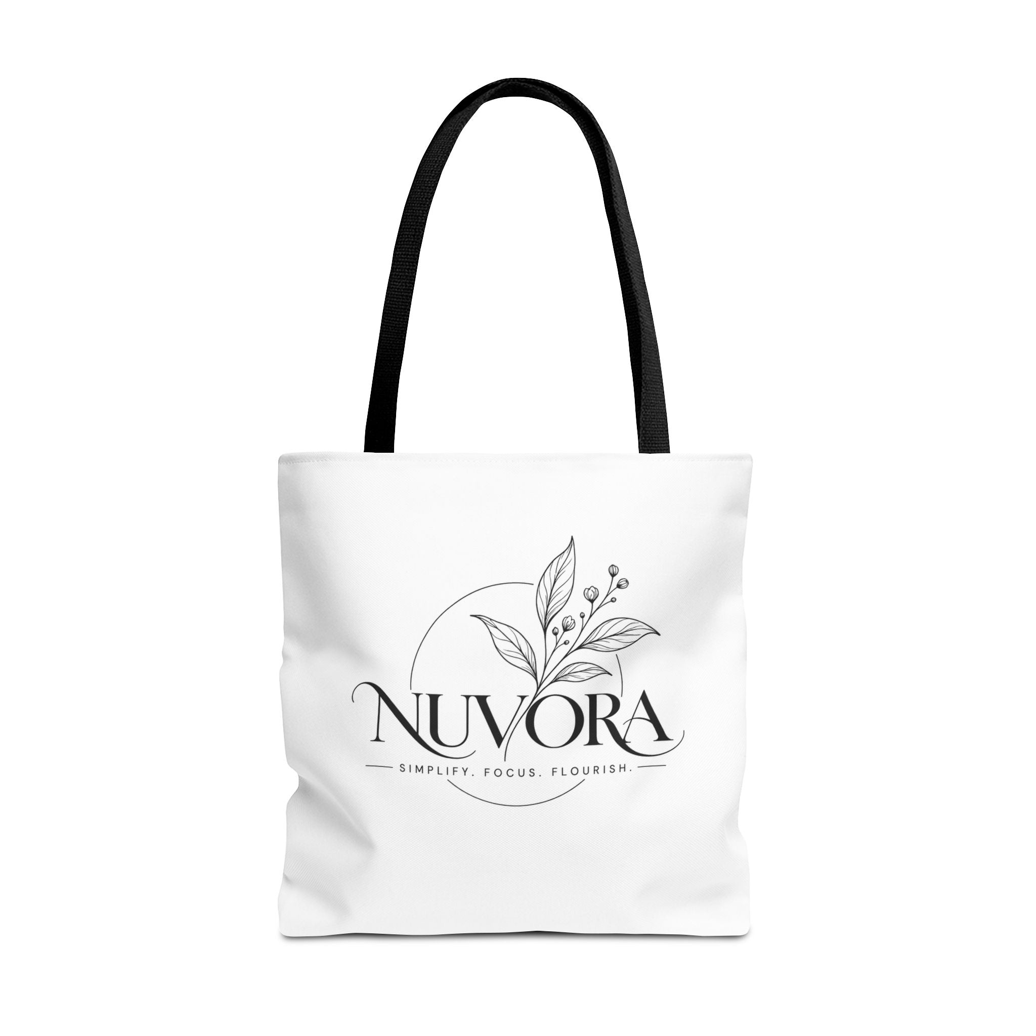 Nuvora Botanical Tote Bag | Minimalist Everyday Shopper