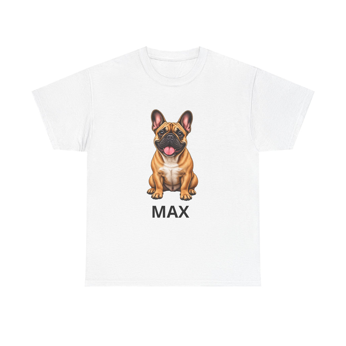 Personalized French Bulldog T-Shirt | Custom Pet Name Tee